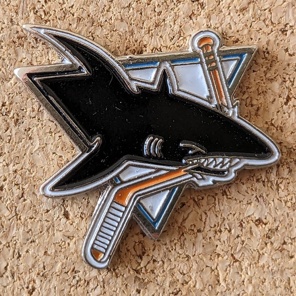 Vintage San Jose Sharks NHL enamel pin