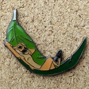 Vintage Disney &quot;König der Löwen&quot; Timon Emaille Pin