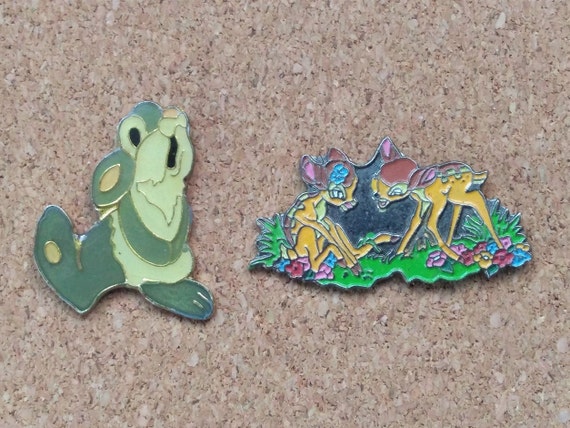 Vintage Disney Bambi pins: Thumper, Bambi & Faline en… - Gem