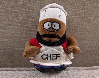 Vintage kleines South Park Plüschtier: Koch Rucksack Clip Stoffpuppe