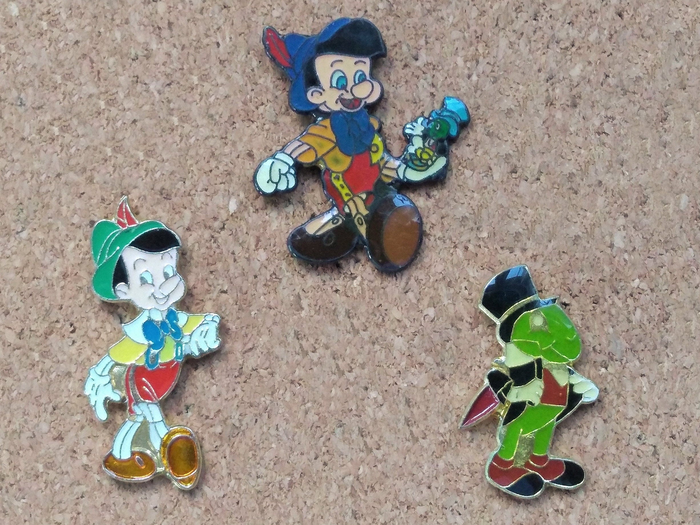 Pinocchio Bois 41 X 9 Décoration Fait à Main Ornement Jeux Enfant