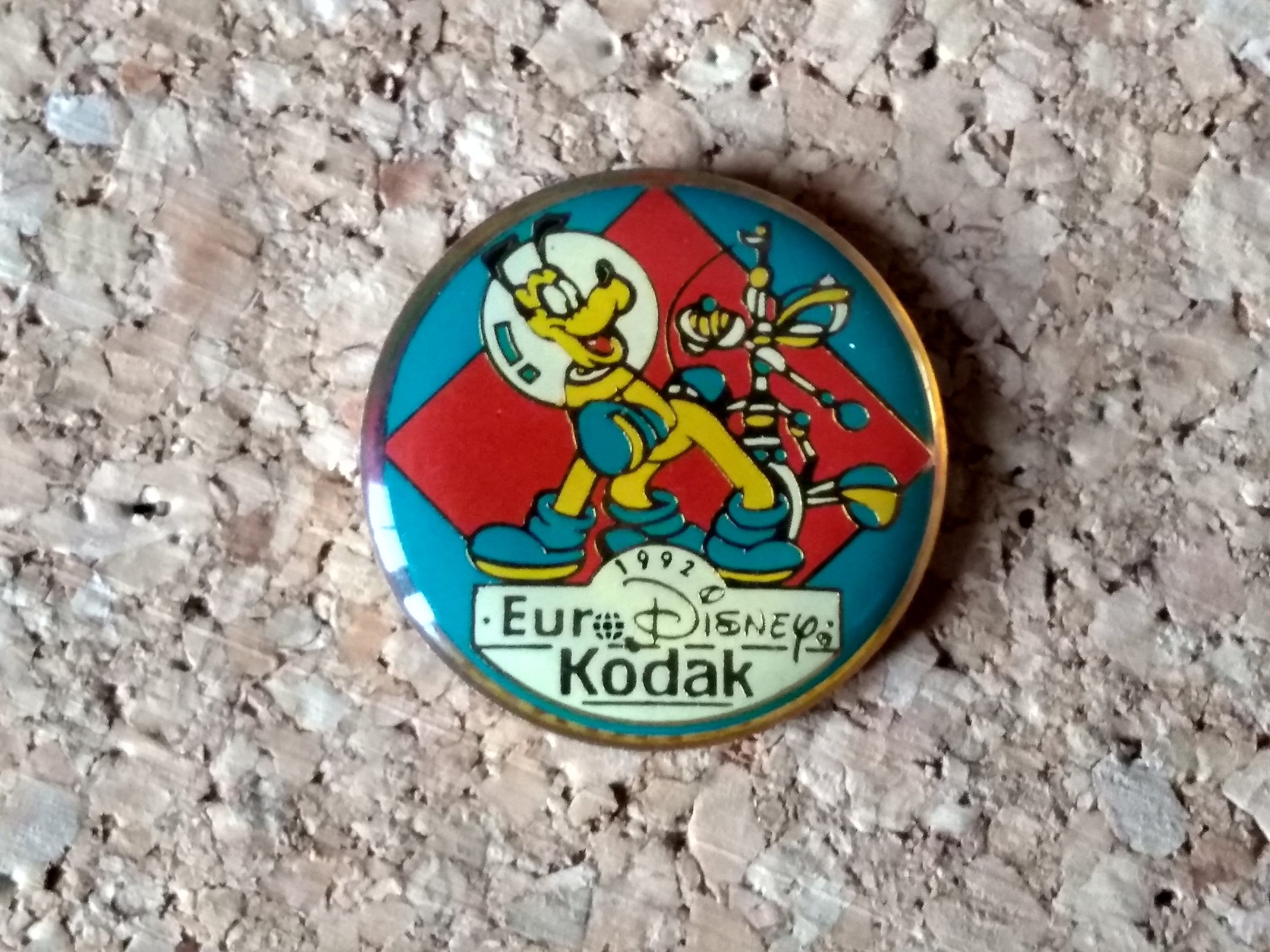 1992 年のヴィンテージ ディズニー コダック ピン: ユーロ