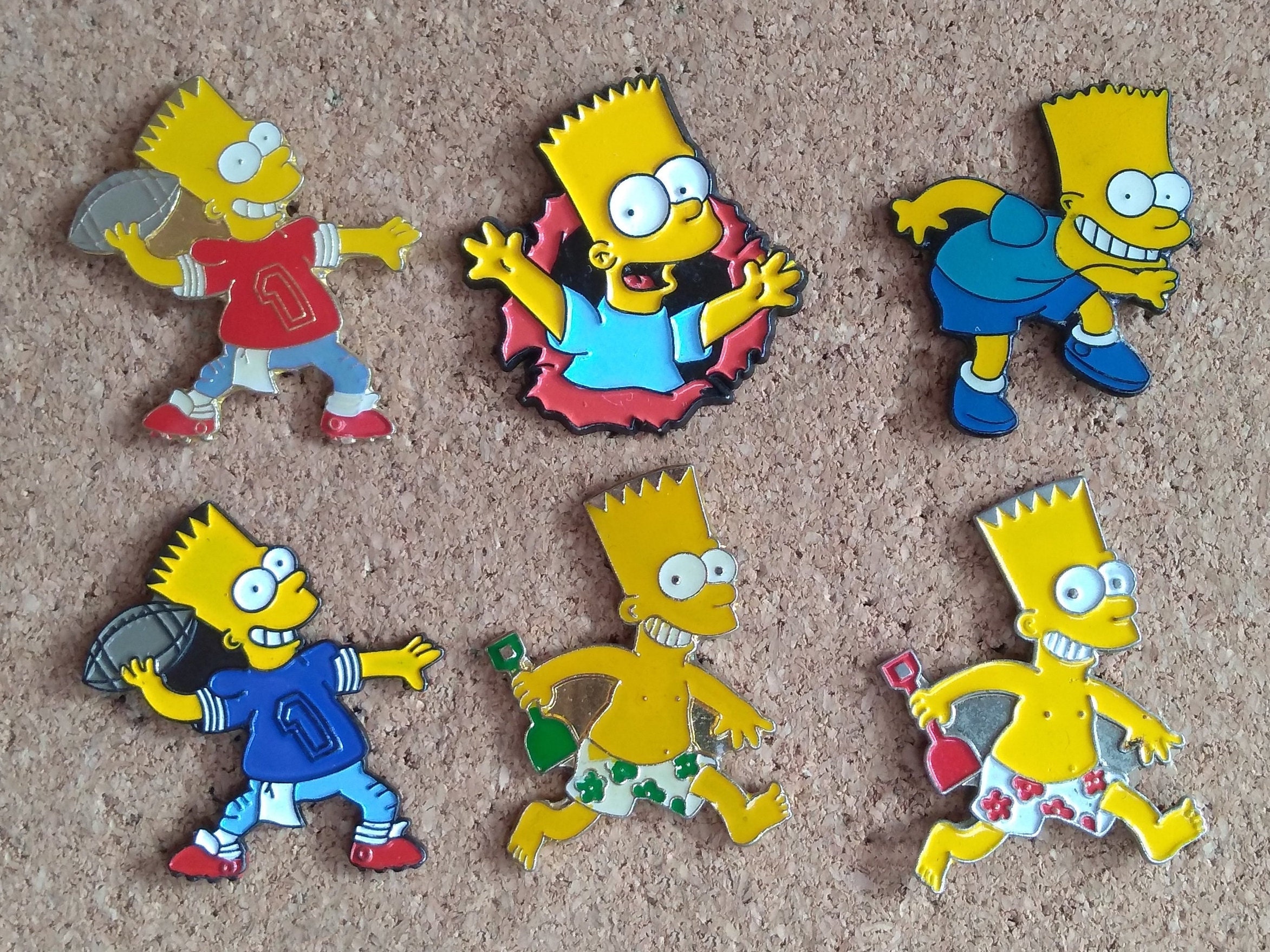 Pins Simpsons Comic  Pin BART Simpson nackt Kult 