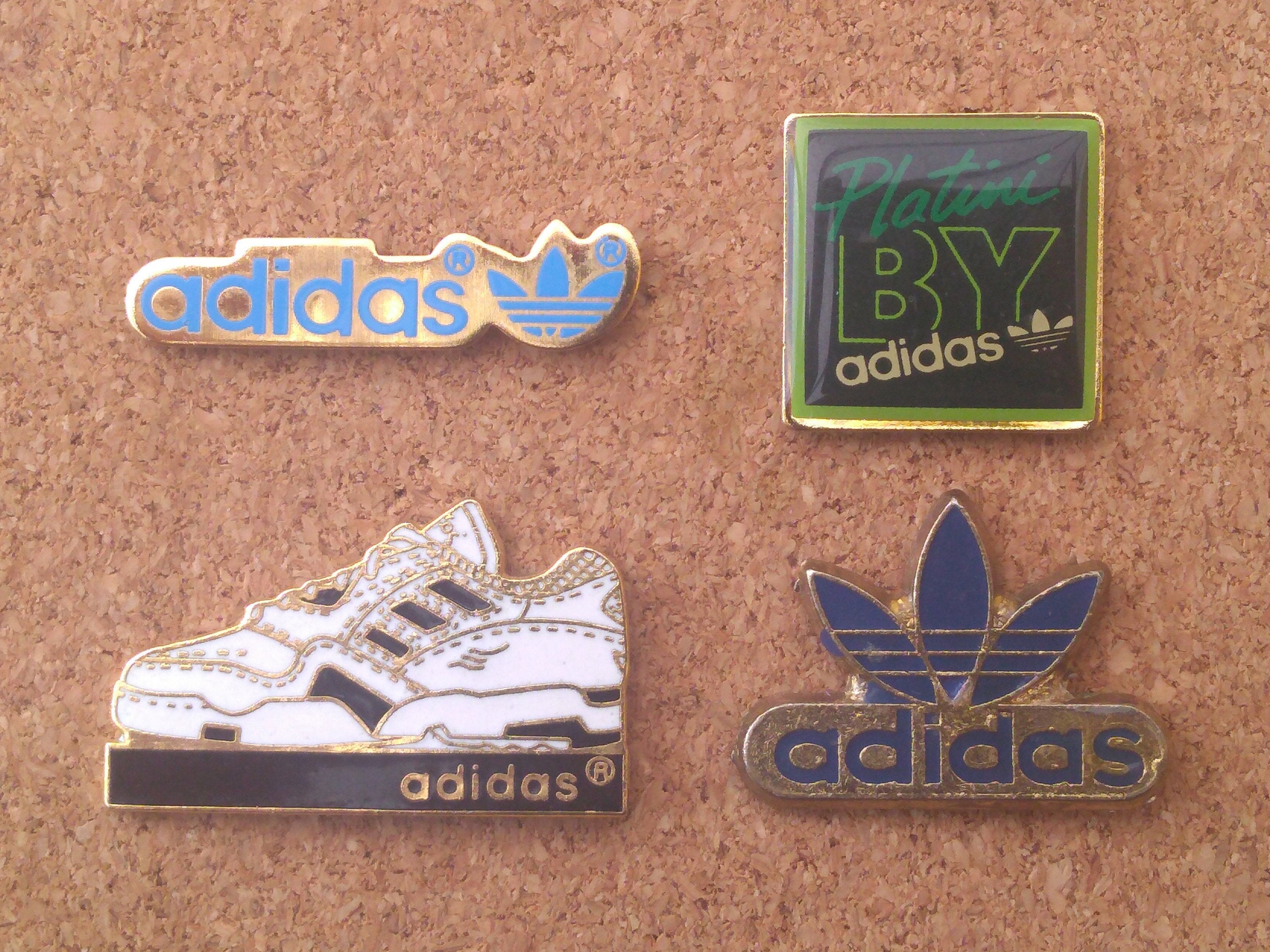 B.C. Profetie Respect Vintage Adidas Pins: Platini Adidas Logo & Adidas Shoes - Etsy