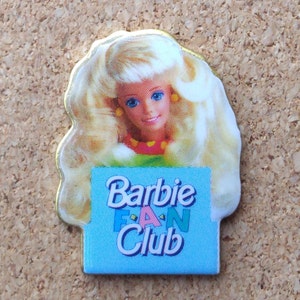 Vintage Barbie pins: Barbie fan club, dressed up Barbie Doll & Barbie anniversary enamel pins image 5