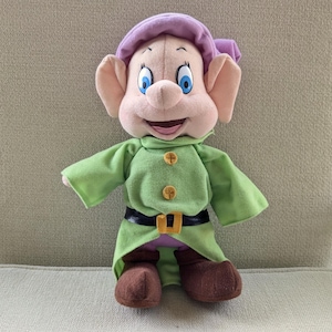 Vintage Disney Snow White plush: Dopey the dwarf Mattel stuffed doll