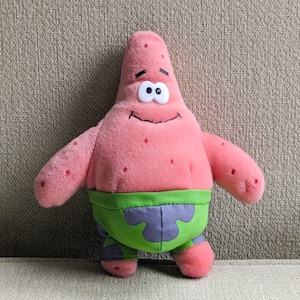 Vintage SpongeBob SquarePants plushie: Patrick Star beanbag Applause