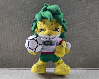 Peluche Footix - Mascotte Coupe Du Monde 1998 - France - 10 Pouces - Occasion