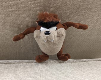 Vintage Looney Tunes Plüschtier: Kleiner Taz der Tasmanische Teufel