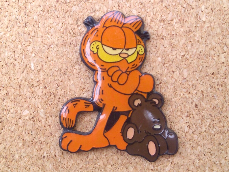 Vintage Garfield The Cat Pins Garfield And Pooky Skiiing Etsy