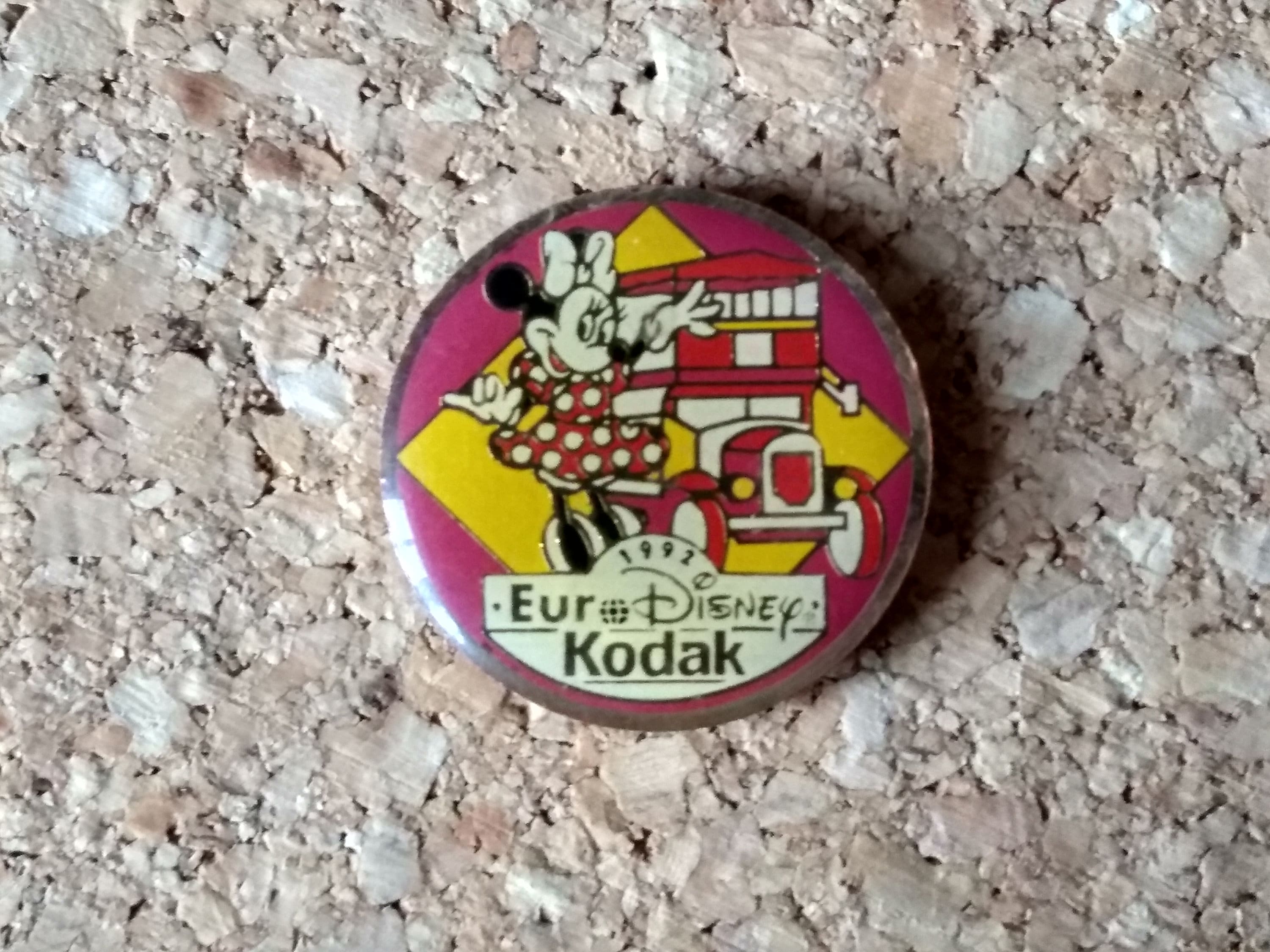 1992 年のヴィンテージ ディズニー コダック ピン: ユーロ 