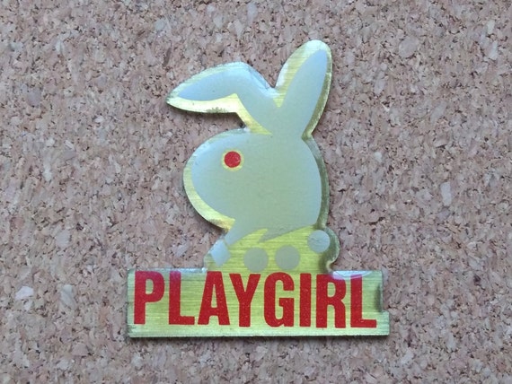 Vintage Playboy and Playgirl magazine pins: Playb… - image 4