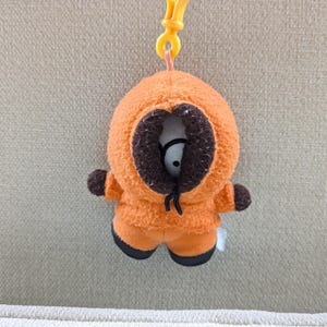 Vintage small South Park plushie: Kenny backpack clip stuffed doll