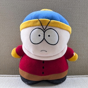 Vintage medium South Park plushie: angry Eric Cartman stuffed doll