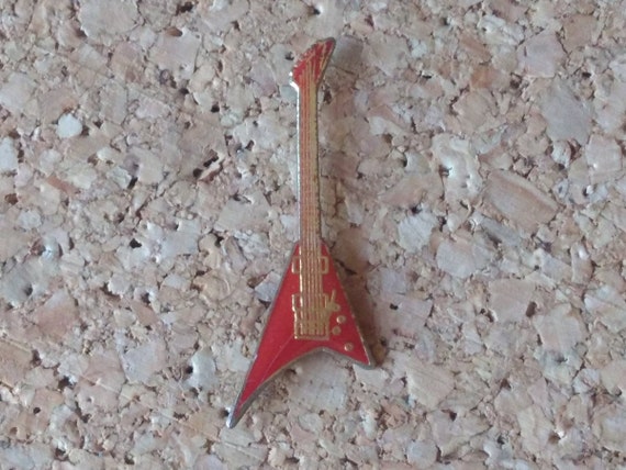 Vintage electric guitar pins: American Gibson V g… - image 4