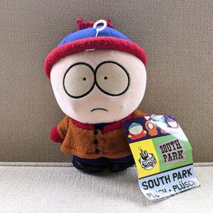 Vintage medium South Park plushie: Stan Marsh new with tags stuffed doll