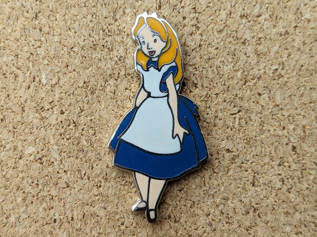 Vintage Disney's Alice in Wonderland Enamel Pin - Etsy