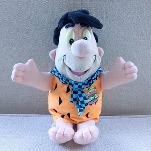 Vintage Hanna-Barbera Cartoon Club plush: Fred Flintstone stuffed animal