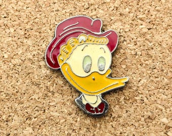 Vintage Disney Gladstone Glander Kopf Emaille Pin