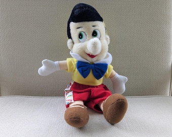 Vintage Disney Pinocchio: Pinocchio lächelnde Stoffpuppe