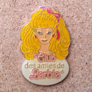 Vintage Barbie pins: Barbie fan club, dressed up Barbie Doll & Barbie anniversary enamel pins image 6