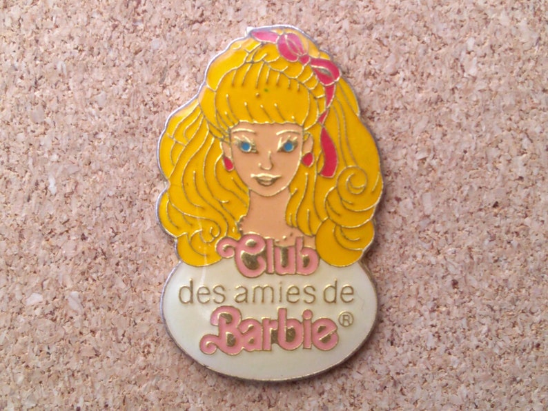 Vintage Barbie pins: Barbie fan club, dressed up Barbie Doll & Barbie anniversary enamel pins image 6