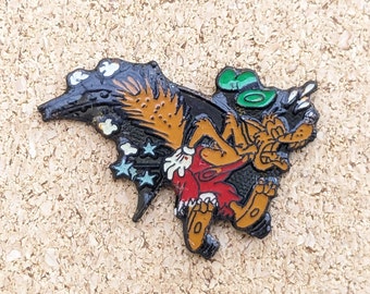 Vintage Disney "Three Little Pigs" Big Bad Wolf enamel pin