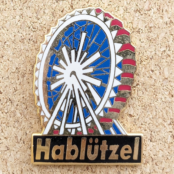 Vintage ferris wheel enamel pin