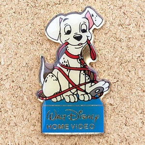 Vintage Walt Disney Home Video pin: 101 Dalmatians puppy enamel pin
