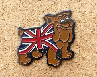 Großbritannien-British-Bulldog-Patch – Bestickter Aufnäher, Ca. 7x6 Cm
