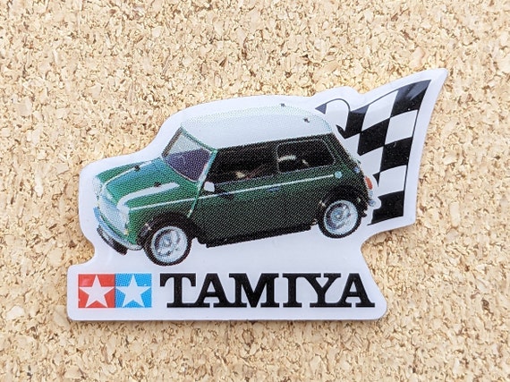 Vintage Tamiya Corporation RC car scale model enamel pin