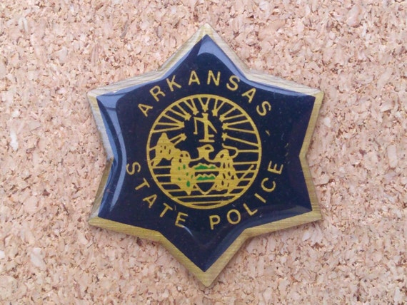 Arkansas State Police Trooper Lapel Pin Tie-Tac 