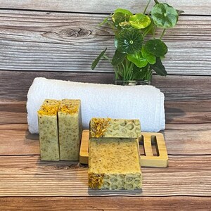 Calendula Honey Soap with Sisal Bag| Handmade Soap | Organic Soap | Natural Ingredients Soap | Vegan Soap | Palm Oil Free | Gentle Soap