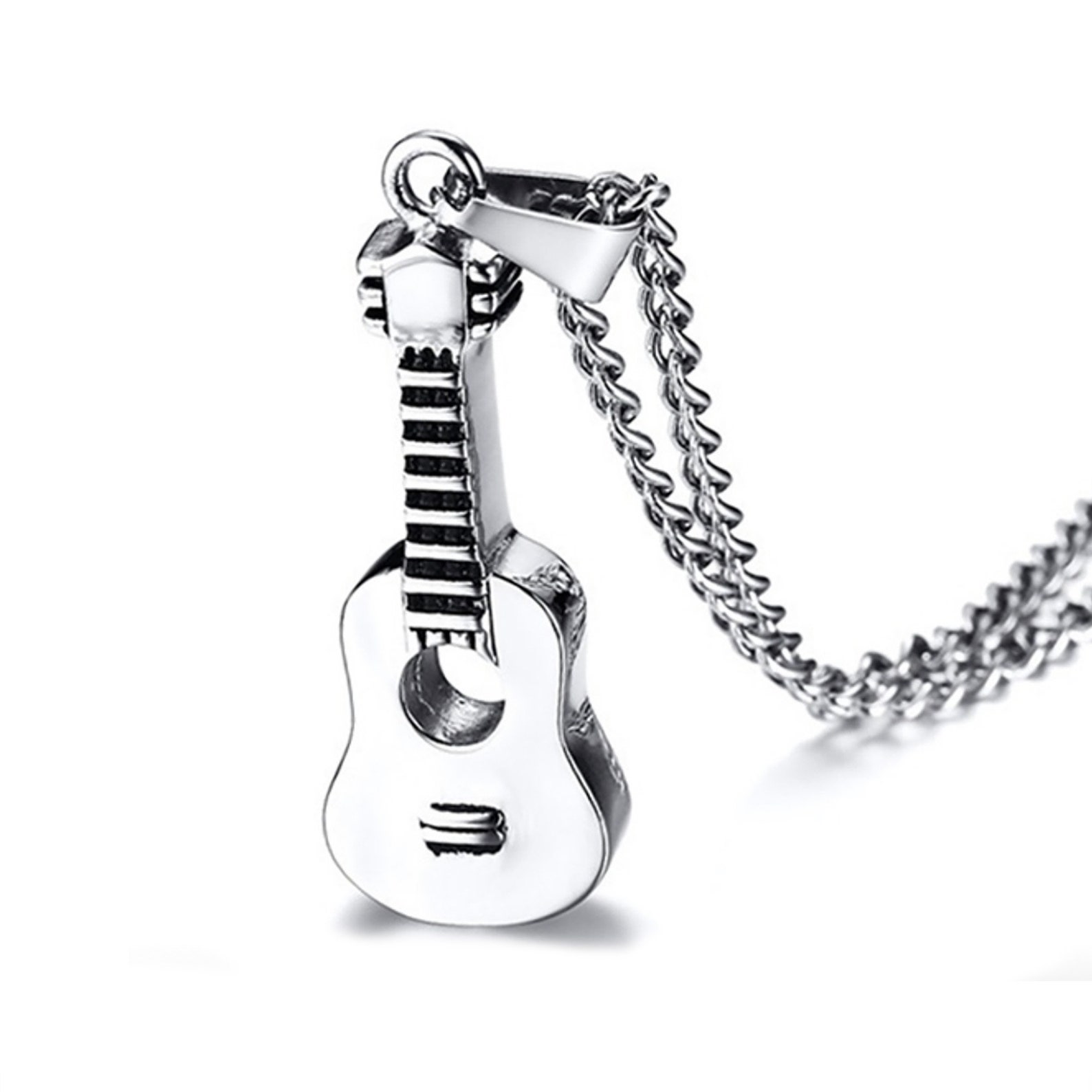 Guitar Cremation/Urn Necklace Keepsake Memorial Forever Etsy