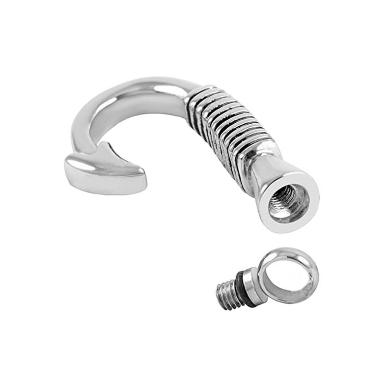 Fish Hook Cremation Pendant Necklace Urn Ashes Keepsake Etsy