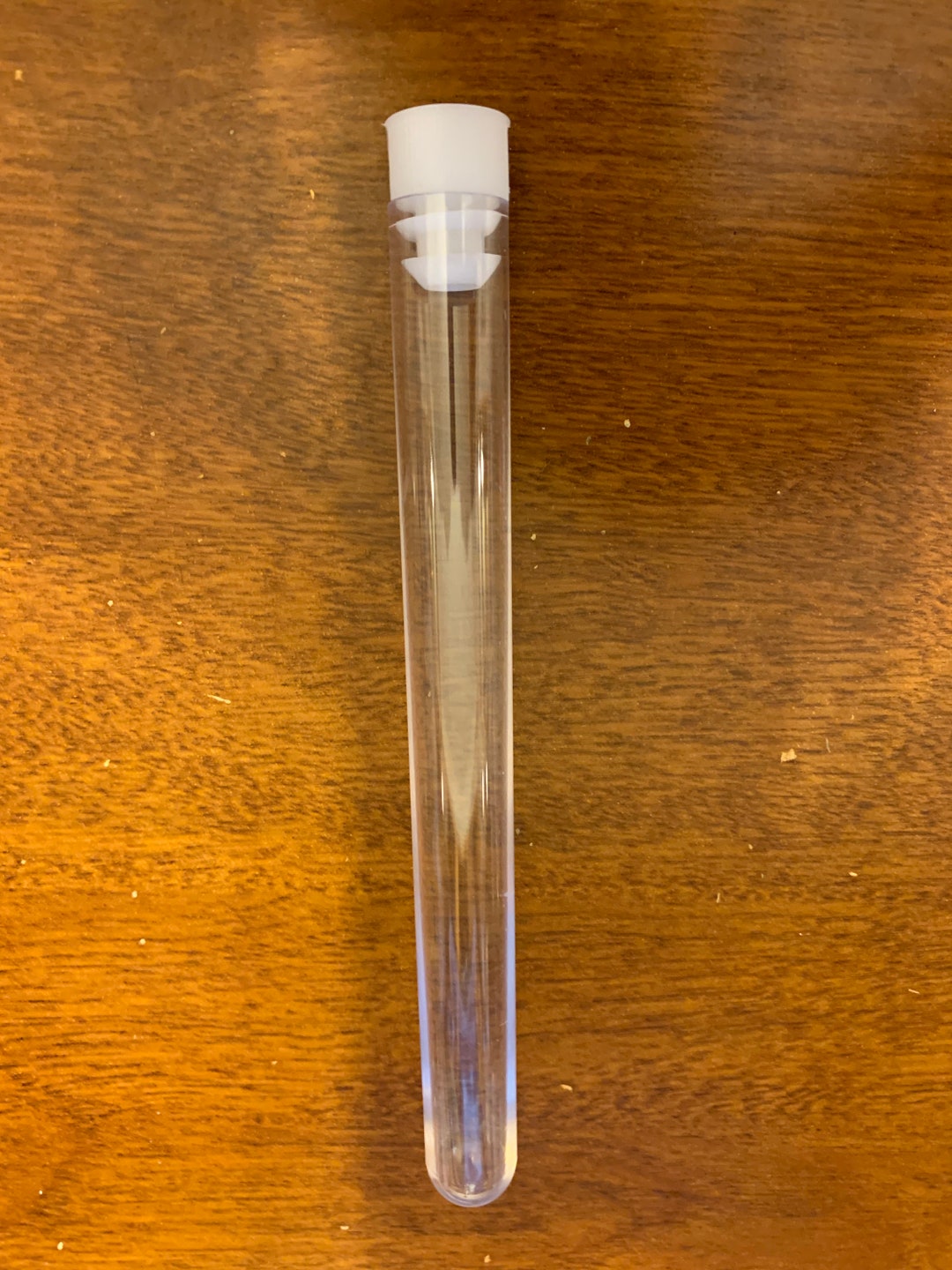 CLEAR PLASTIC Storage TUBES With Tops, Use for Beads, Buttons, Small