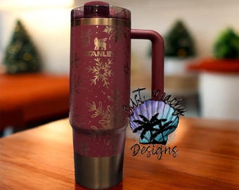 30 oz Stanley snowflakes