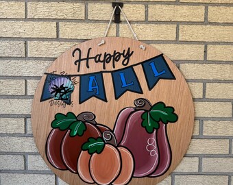 Happy Fall Door hanger Holiday | Joy |