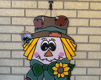 Scarecrow Door hanger Holiday | Joy |