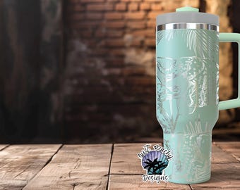 Elephant Engraved 40 oz Unbranded Tumbler