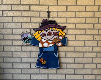 Scarecrow Door hanger Holiday | Joy |