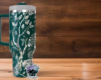 Paisley Owl Engraved 40 oz Unbranded Tumbler