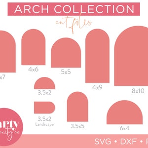 Arc Chiara | Arc Boho SVG | Modèle d'arche | Faire-part de mariage de voûte | Arc forme Svg | Invitation de voûte | Papier Arch | Arch fichier Svg | Cambre