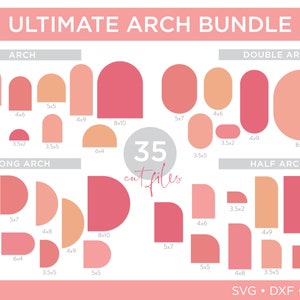 Arch SVG Bundle  | Arch Wedding Invitation | Arch Cut File Bundle | Arch Invitation Cut File | Arch Wedding Invite Cut File | Arch Bundle |