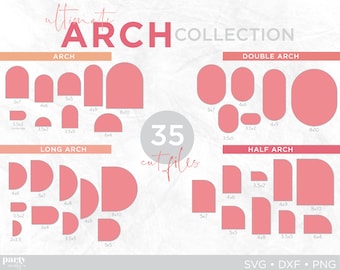 Bogen SVG | Bogen-Hochzeitseinladungs-Vorlage | Bogen Form SVG | Bogen einladen | Bogen-Zeichen SVG | Laser Cut Dateien | Png geschnitten Datei | Bogen Form svg