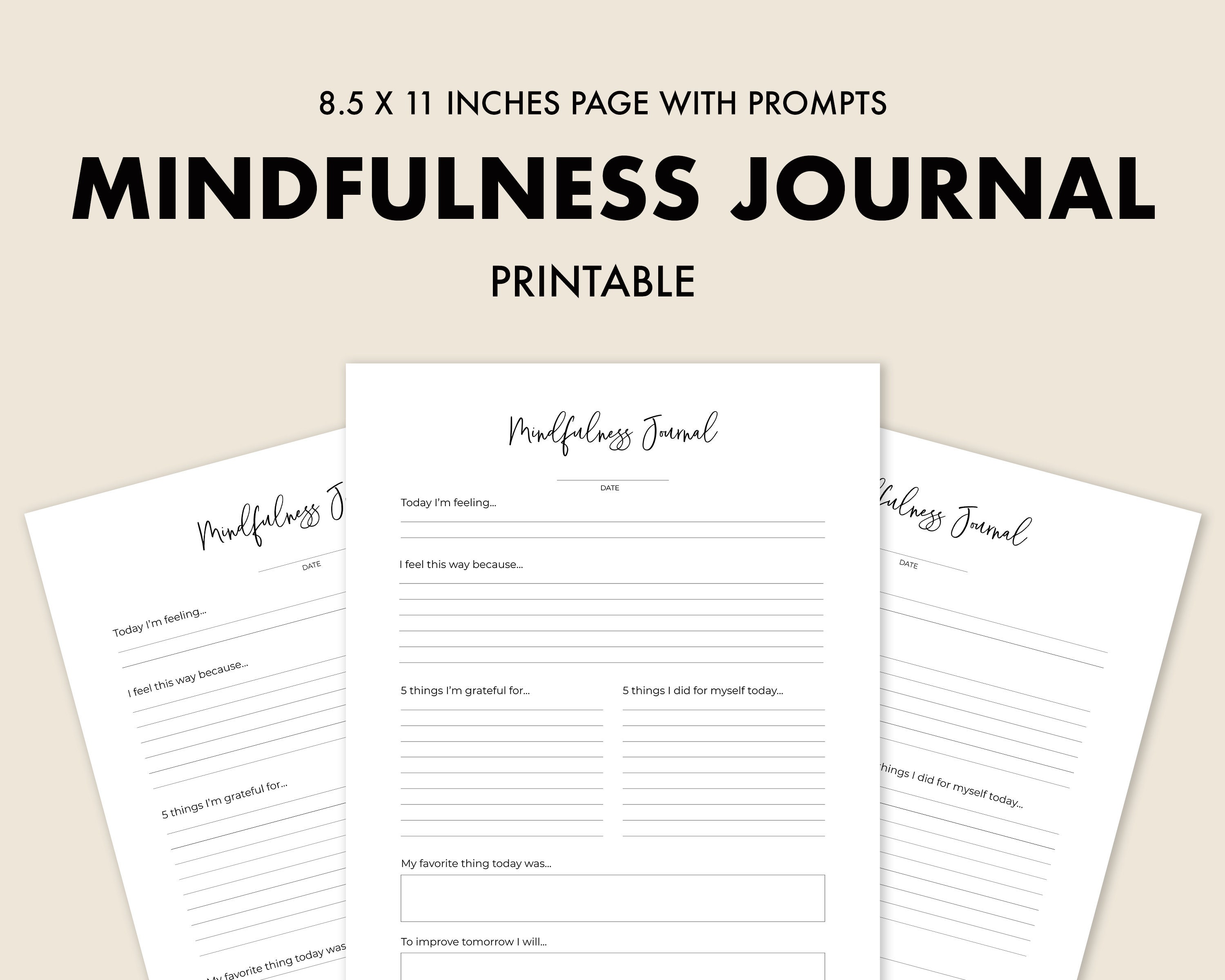 Mindful Journal Mindful Journal