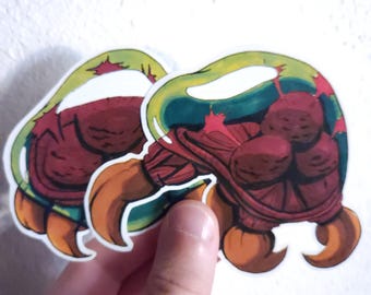 Metroid Prime Vinyl Stickers - Metroid Larva Set