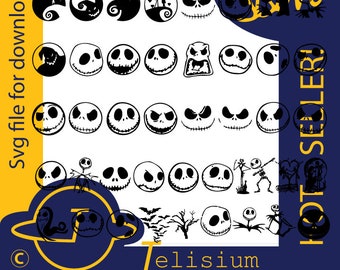 Nightmare Before Christmas Svg Etsy