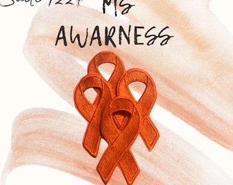Ms Awareness Ribbon - Etsy
