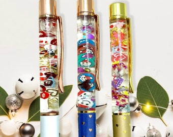 Cute Christmas Pens / Custom Pens / Christmas Gifts / Gifts for Her / Friend Gifts / Teachers Gifts / Stocking Stuffer / Exchange Gifts